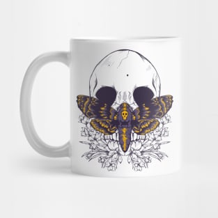 Death Moth Skull Mug